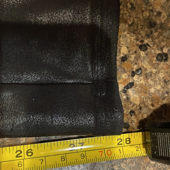 Spanx Shapewear Ready-to-Wow! Faux Leather Leggings Black Size Small - Picture 11 of 13